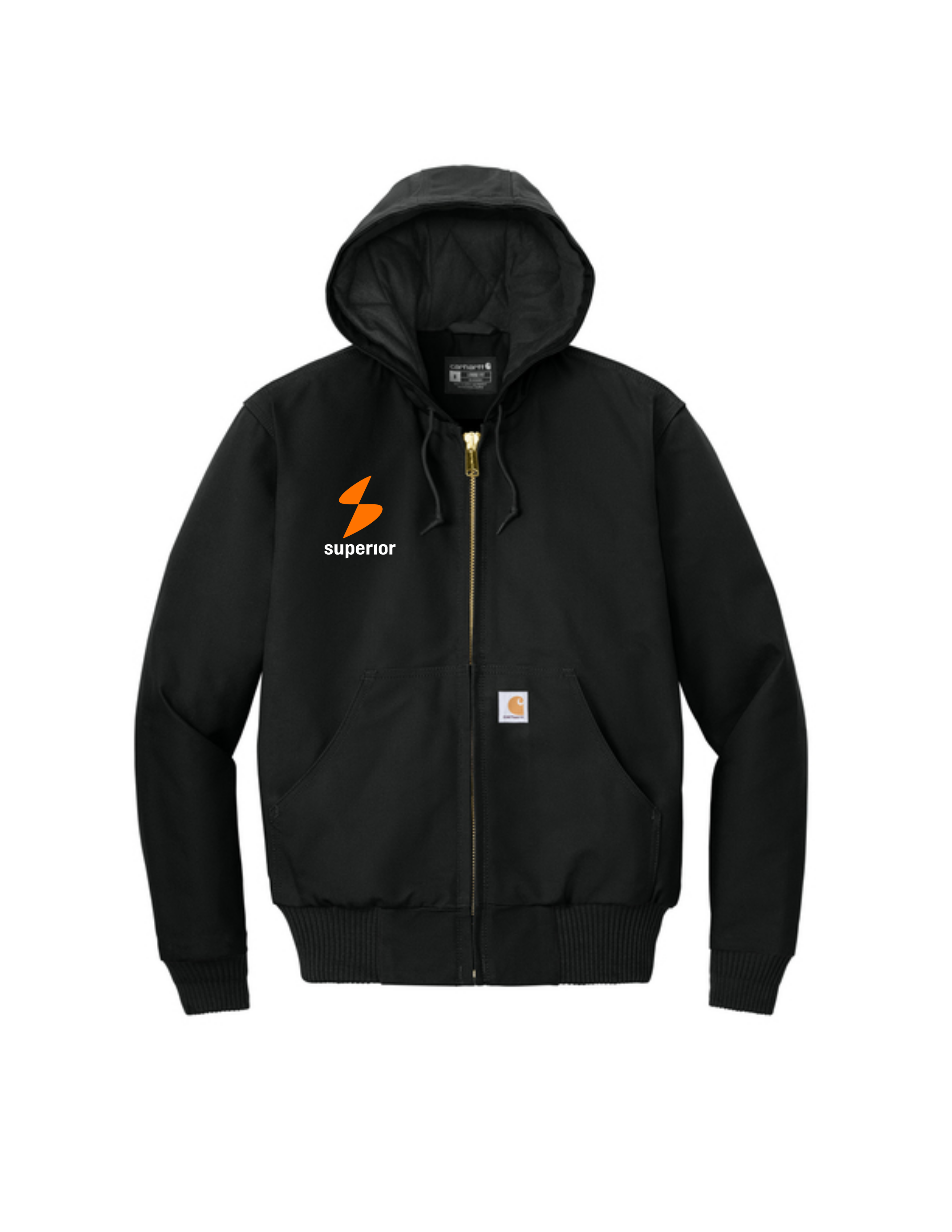 Carhartt Quilted-Flannel-Lined Duck Active Jacket