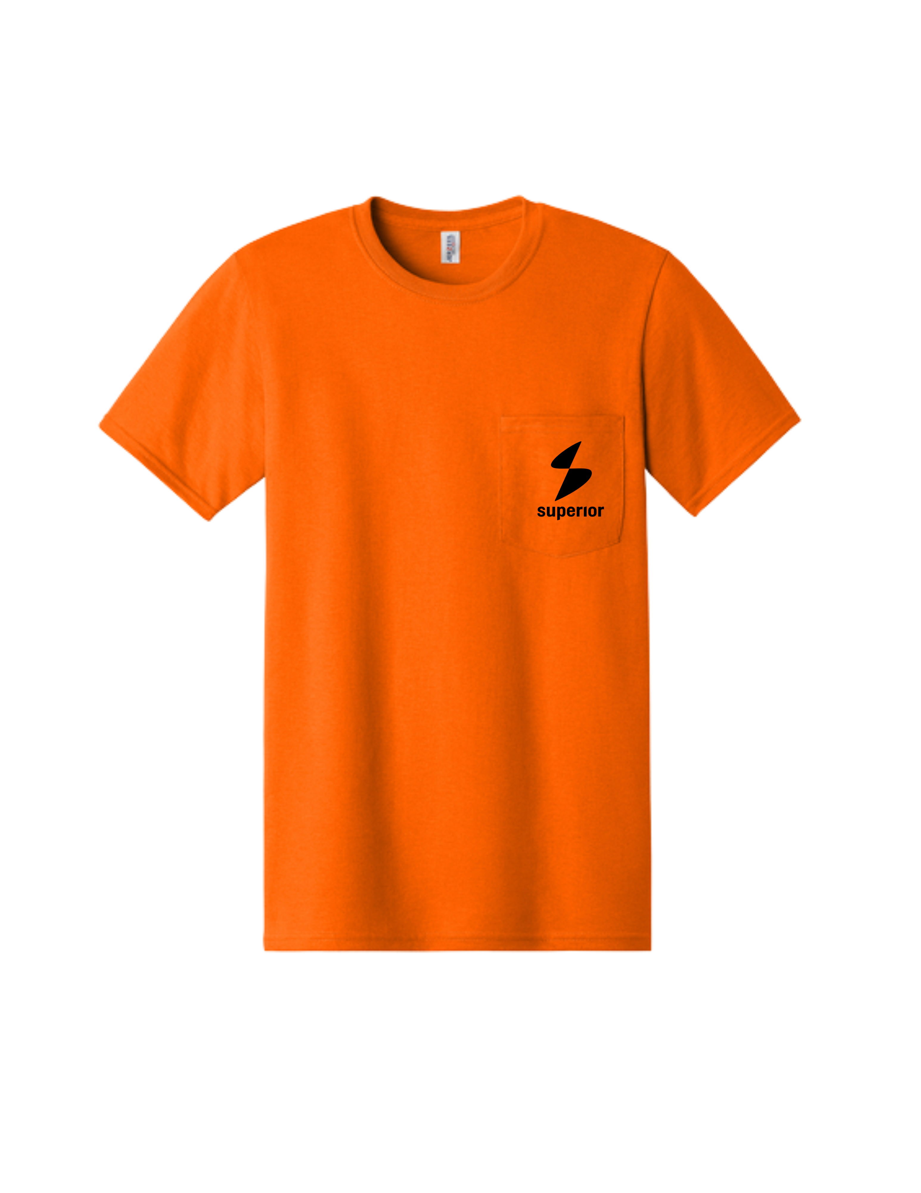 Jerzees Unisex Dri-Power 50/50 Safety Pocket T-Shirt