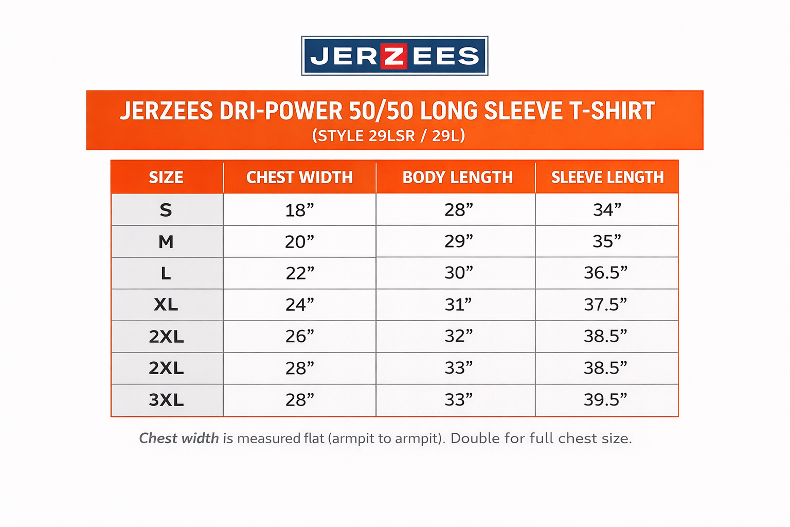 Jerzees Unisex Dri-Power 50/50 Long Sleeve T-Shirt